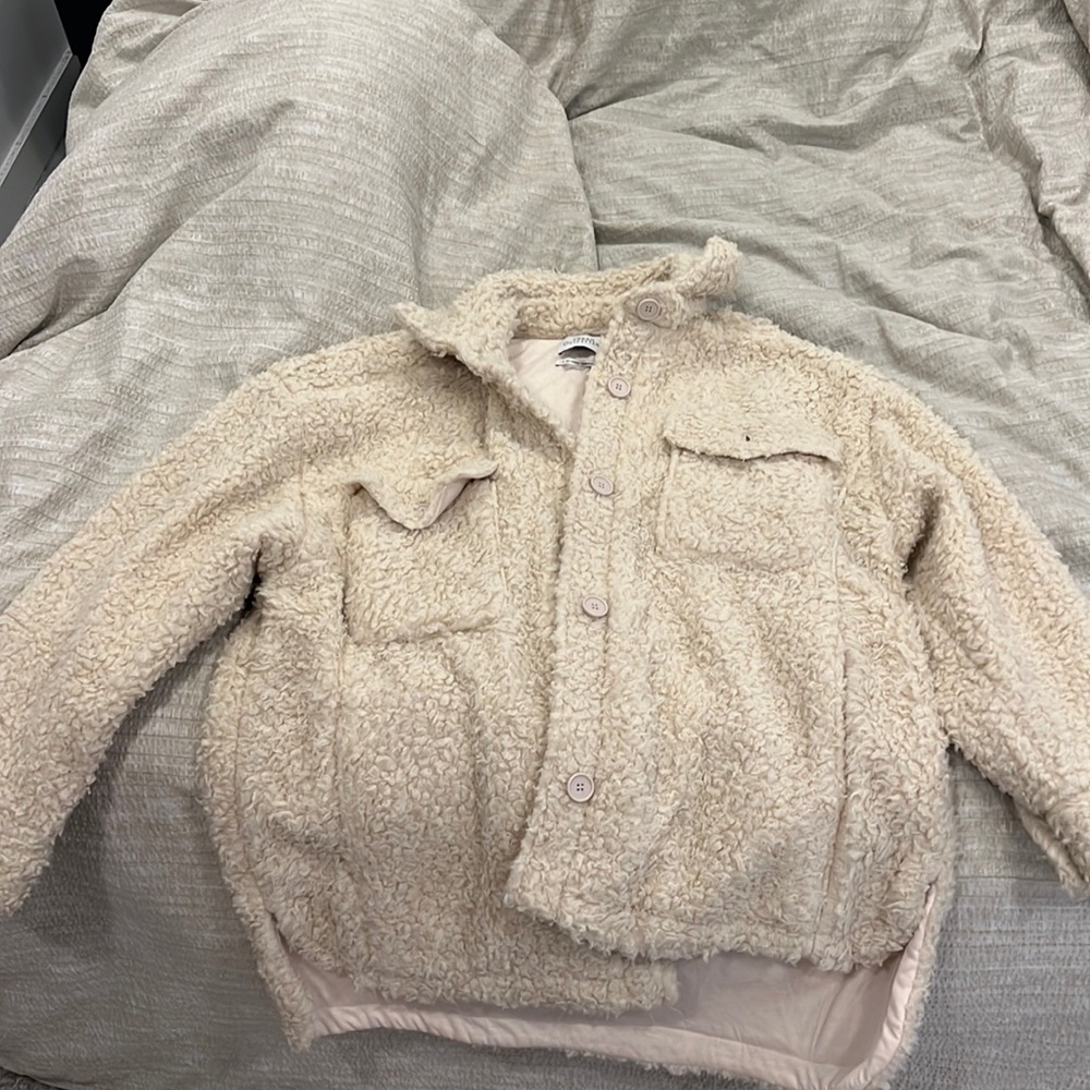 Urban Outfitters Palmer Sherpa Shirt Jacket